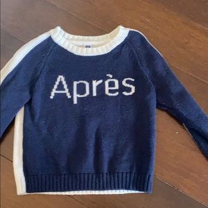 Jacadi Apres sweater 4T